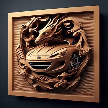 3D модель Peugeot RCZ (STL)